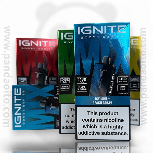 IGNITE V400 BOOST V-MIX 40000 PUFF 5% - POD DESCARTÁVEL