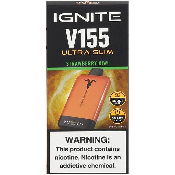 IGNITE V155 ULTRA SLIM ORANGE - POD DESCARTÁVEL