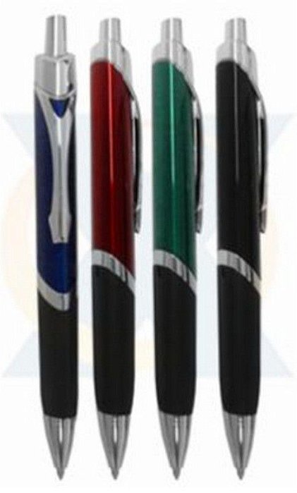 D228 - Lapiseira triangular de metal, personalização 1 cor