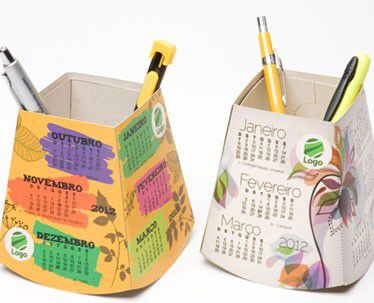 S41 - Porta canetas calendario do Ano