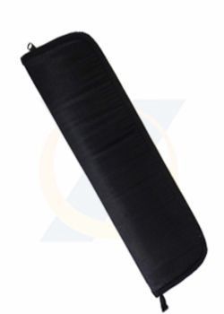 D2 - Kit churrasco com 2 peças,detalhe no cabo em madeira. Acompanha estojo para transporte, material em nylon.