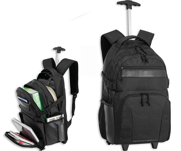 D440 - Mochila. Carrinho de alumínio. Porta notebook