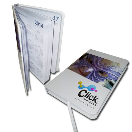 Agenda capa dura colorida