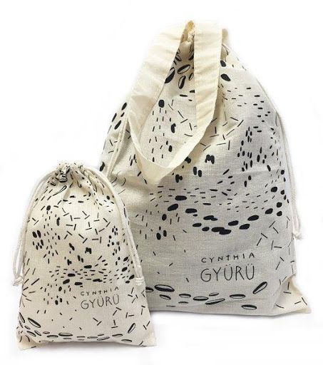 Embalagem em algodao cru