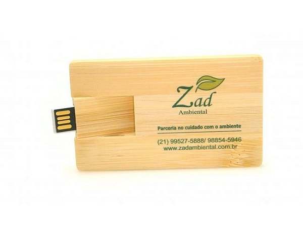 Card eco bambu