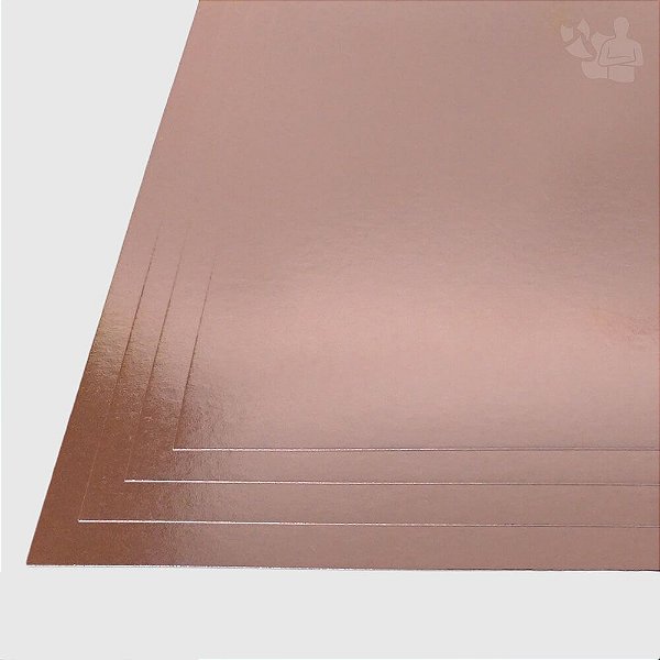 Papel Lamicote Rosé Gold 250g A4 Supperpapel 9 Anos 