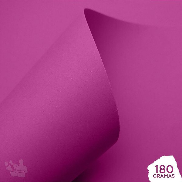 Papel Color Pop - Mimo - Rosa Pink - 180g - 30,5x30,5cm