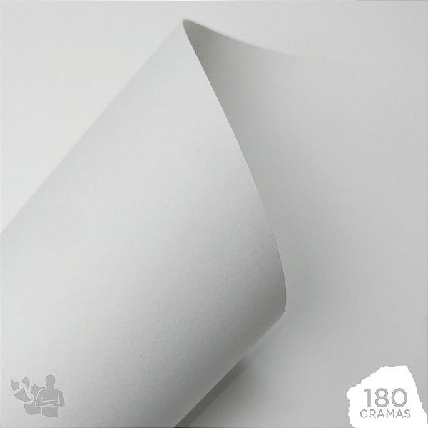 Papel Color Pop - Mimo - Branco Neve - 180g - 30,5x30,5cm