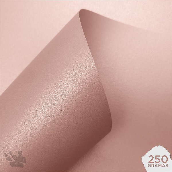 Papel Color Pop Luminous - Mimo - Rosa Blush - 250g - 30,5x30,5cm