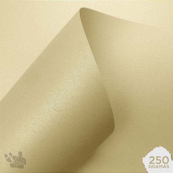 Papel Color Pop Luminous - Mimo - Creme - 250g - 30,5x30,5cm