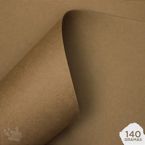 Papel Kraft - Card Plus Brown - 140g - A4 - 210x297mm