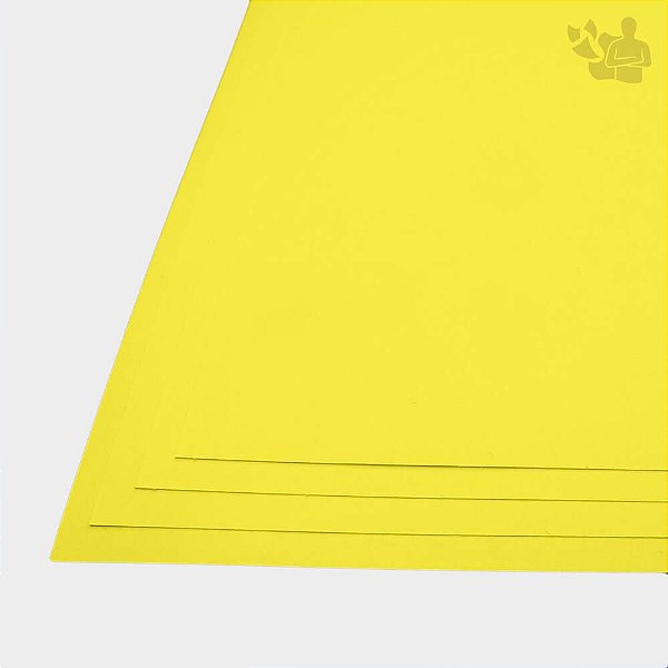 Papel Color Pop - Mimo - Amarelo Candy - 180g - A4 - 210x297mm