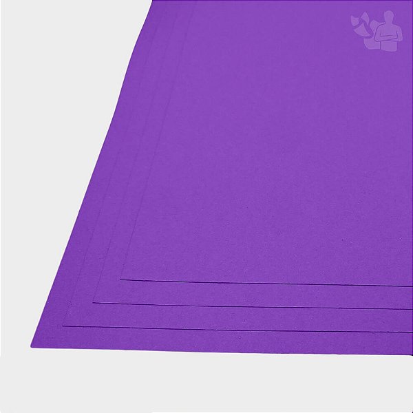 Papel Color Pop - Mimo - Roxo Mirtilo - 180g - A4 - 210x297mm