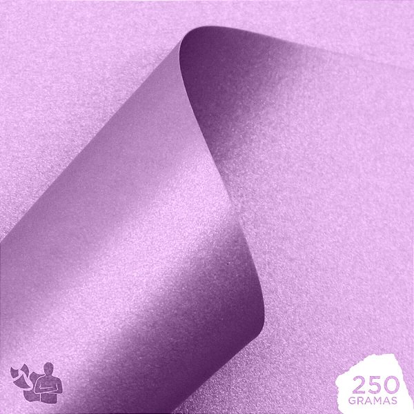 Papel Color Pop Luminous - Mimo - Roxo - 250g - 30,5x30,5cm