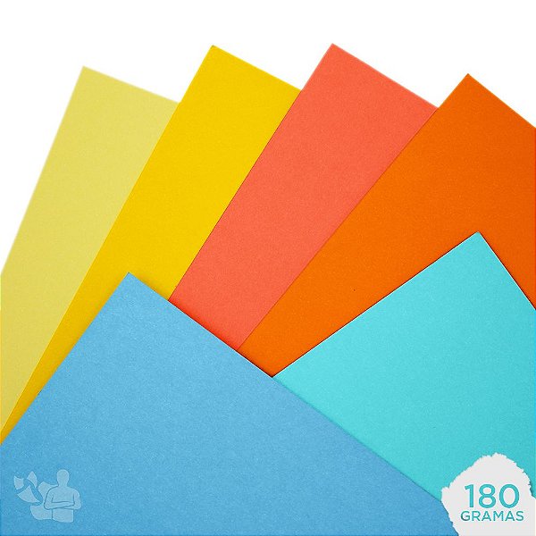 Kit Papel Color Plus - Verão - 180g