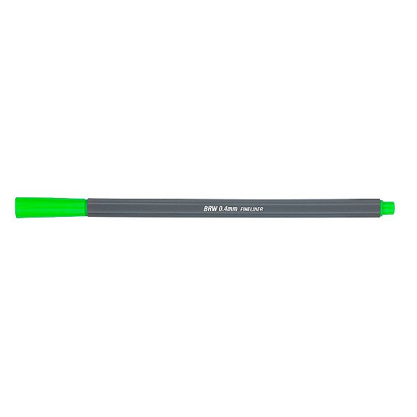 Caneta Hidrográfica - Fineliner BRW - 0,4mm - Verde Neon