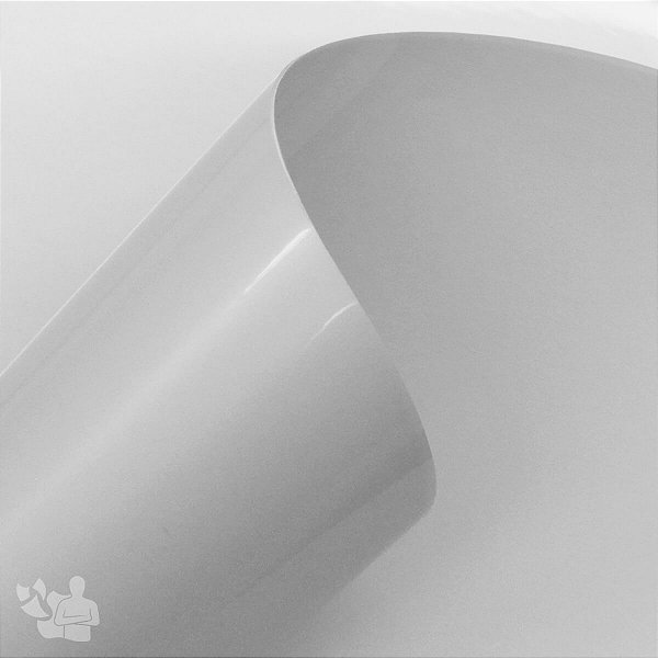 PVC Adesivo Branco Brilho - Resistente à Água - Jato de Tinta