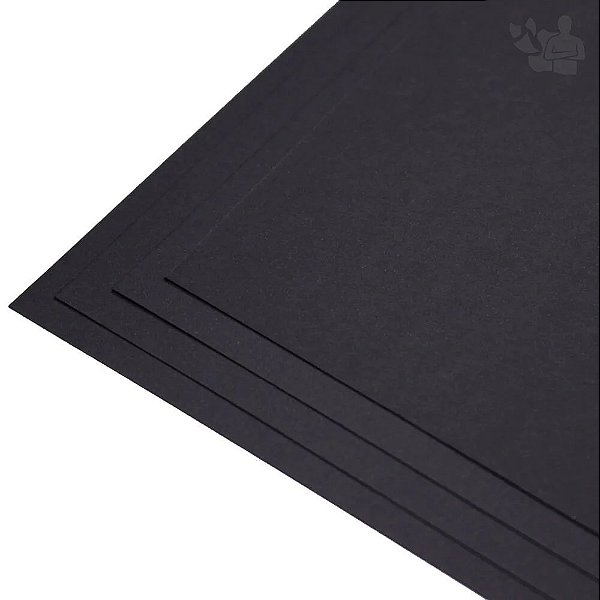 Papel Kraft - Card Plus Black - 240g - A3 - 297x420mm