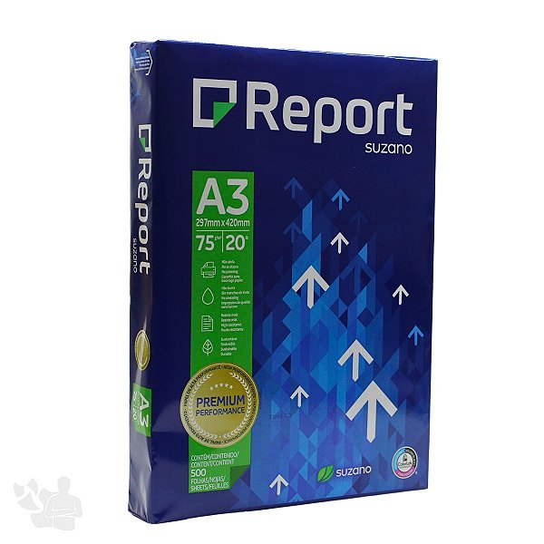 Papel Sulfite - Report - 75g - A3 - 297x420mm