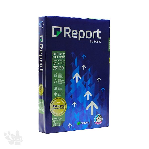 Papel Sulfite - Report - 75g - Ofício 2 - 216x330mm