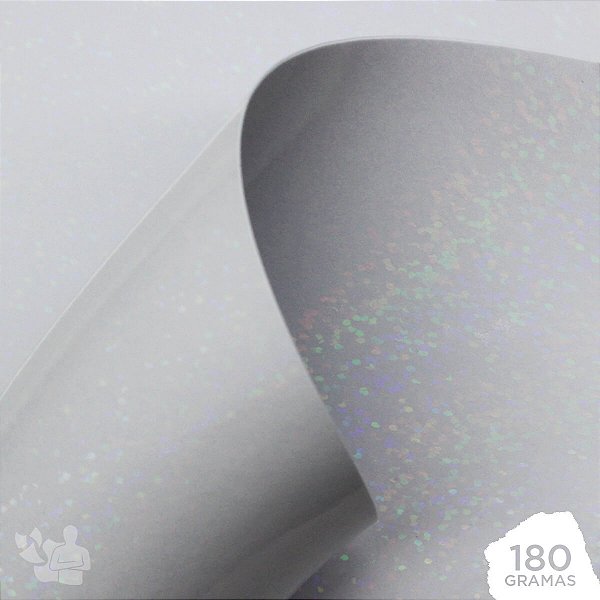 Papel Lamicote Confeti - Branco - 180g - A4 - 210x297mm