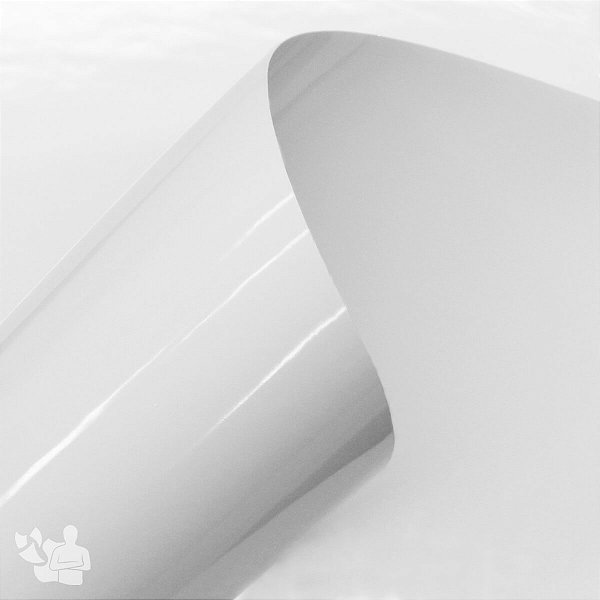 Vinil Adesivo Branco Brilho - Sublimação - A4 - 210x297mm
