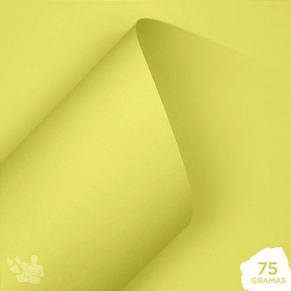 Papel Sulfite Senninha Amarelo A4