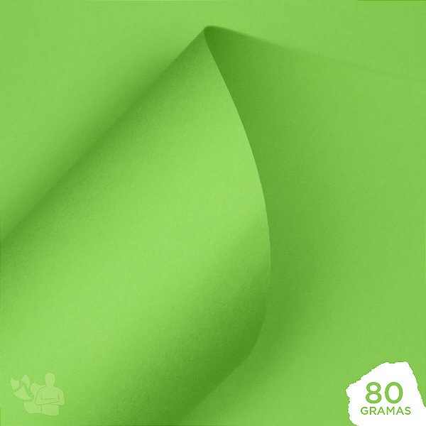 Papel Color Plus - Berlim - Verde Limão - 80g