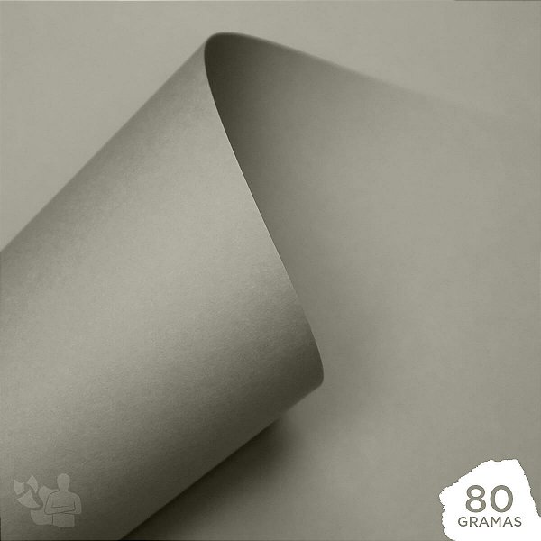 Papel Color Plus - Roma - Cinza Claro - 80g