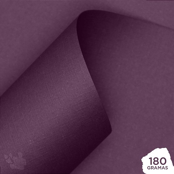 Papel Color Plus - Mendoza Telado - Vinho - 180g