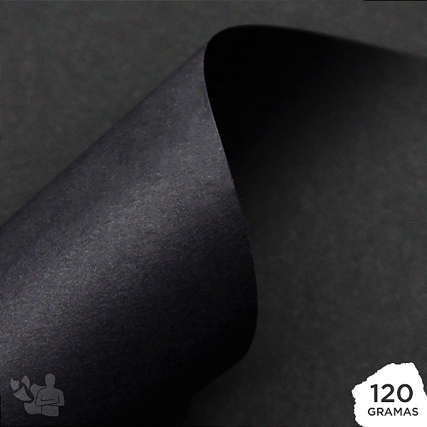 Papel Offset Black - Preto - 120g
