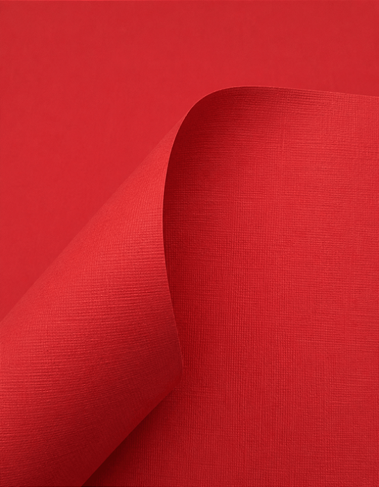 Papel Color Plus - Pequim Telado - Vermelho Escuro - 180g