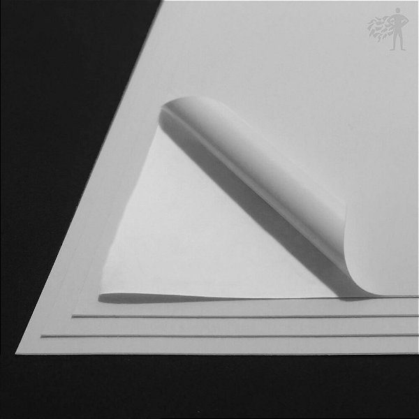 Vinil Adesivo Branco Fosco/Matte - 135g - Jato de Tinta - Resistente à Água