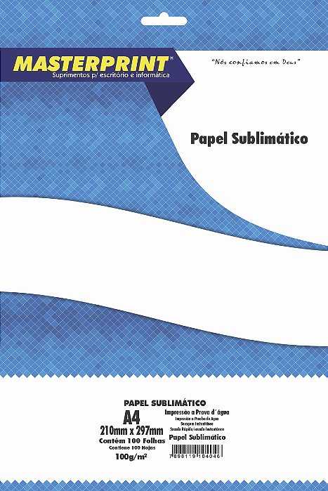 Papel Sublimático - Masterprint - 100g