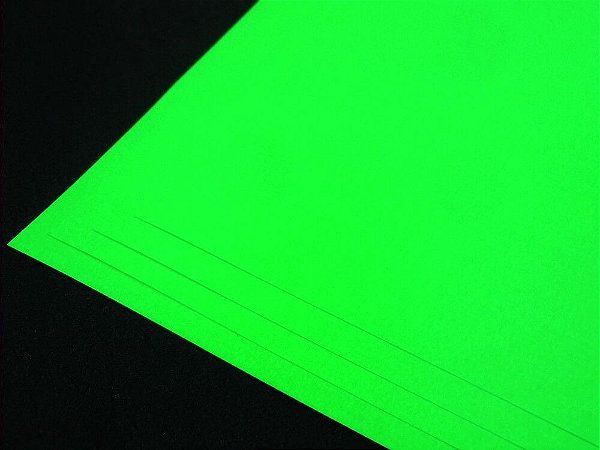 Papel Adesivo Fluorescente - A4 - 210x297mm