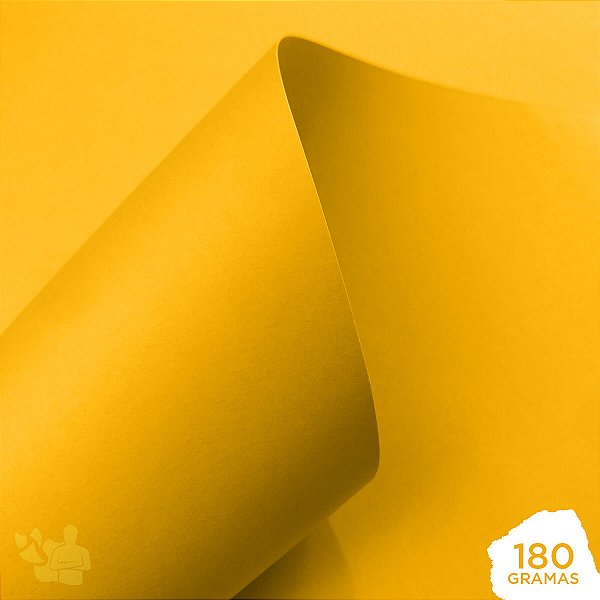 Papel Color Plus - Rio de Janeiro - Amarelo - 180g - A4 - 210x297mm