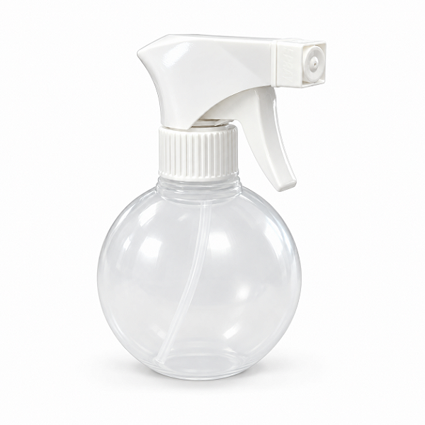 FRASCO PULVERIZADOR BOLINHA TRANSPARENTE VILTY - 350 ml