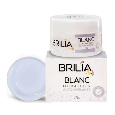GEL BRILIA NAILS AUTONIVELANTE BLANC - POTE 25g