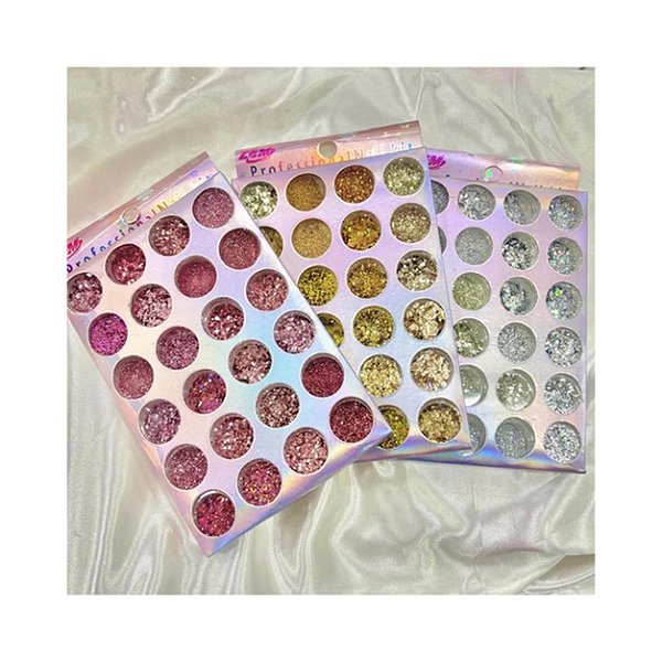 GLITTER PARA UNHAS 24 un