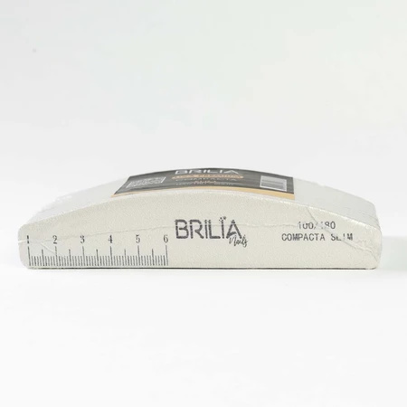LIXA BRILIA NAILS BOOMERANG 100/180 REGUA FINA 2mm