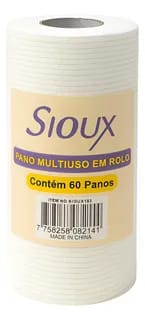 PANO MULTIUSO EM ROLO SIOUX 60 un