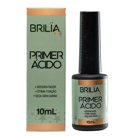 PRIMER ADESIVADOR ACIDO BRILIA NAILS - FRASCO 10ml