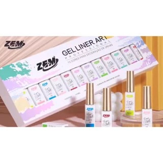ESMALTE EM GEL LINER ZEM PONTA FINA 10 ml