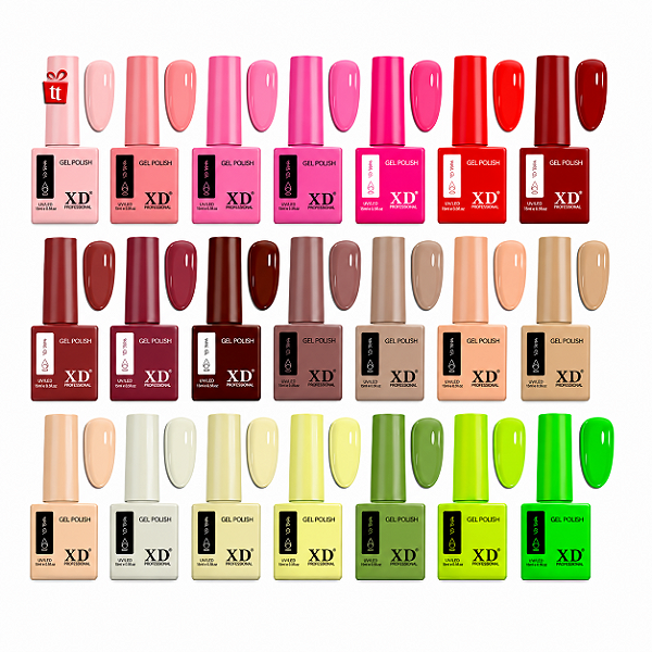 ESMALTE EM GEL XD QUADRADO 12ml