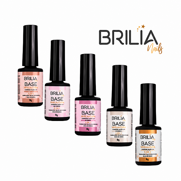 GEL BRILIA NAILS BASE NIVELADORA - FRASCO 9g
