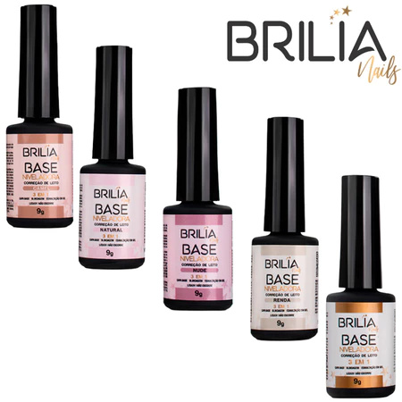 GEL BRILIA NAILS BASE NIVELADORA - FRASCO 9g