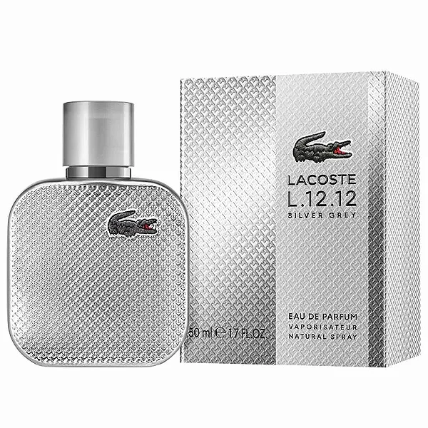 Lacoste L.12.12 Silver Grey Eau de Parfum Masculino