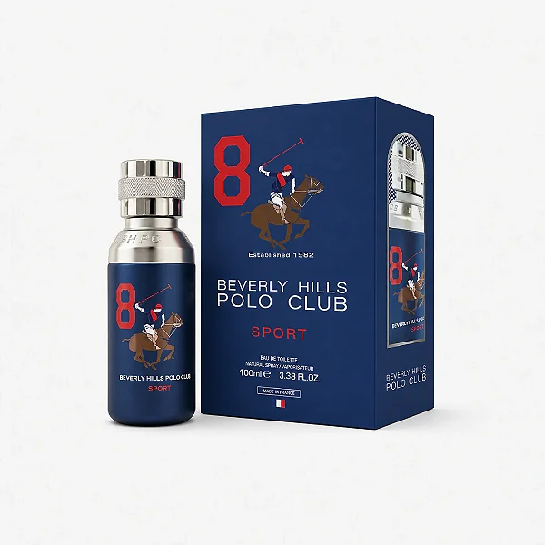 Beverly Hills Polo Club Sport 8 Eau de Toilette Masculino