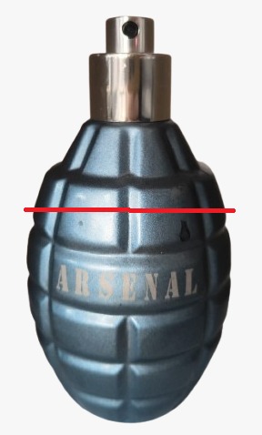 Gilles Cantuel Arsenal Blue Eau de Parfum Masculino (Sem caixa, sem tampa e vazado)