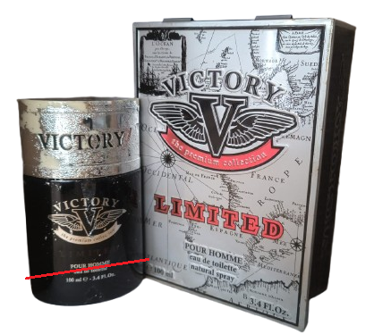 Victory Limited Pour Homme Eau de Toilette Masculino (Frasco descascado e vazado)